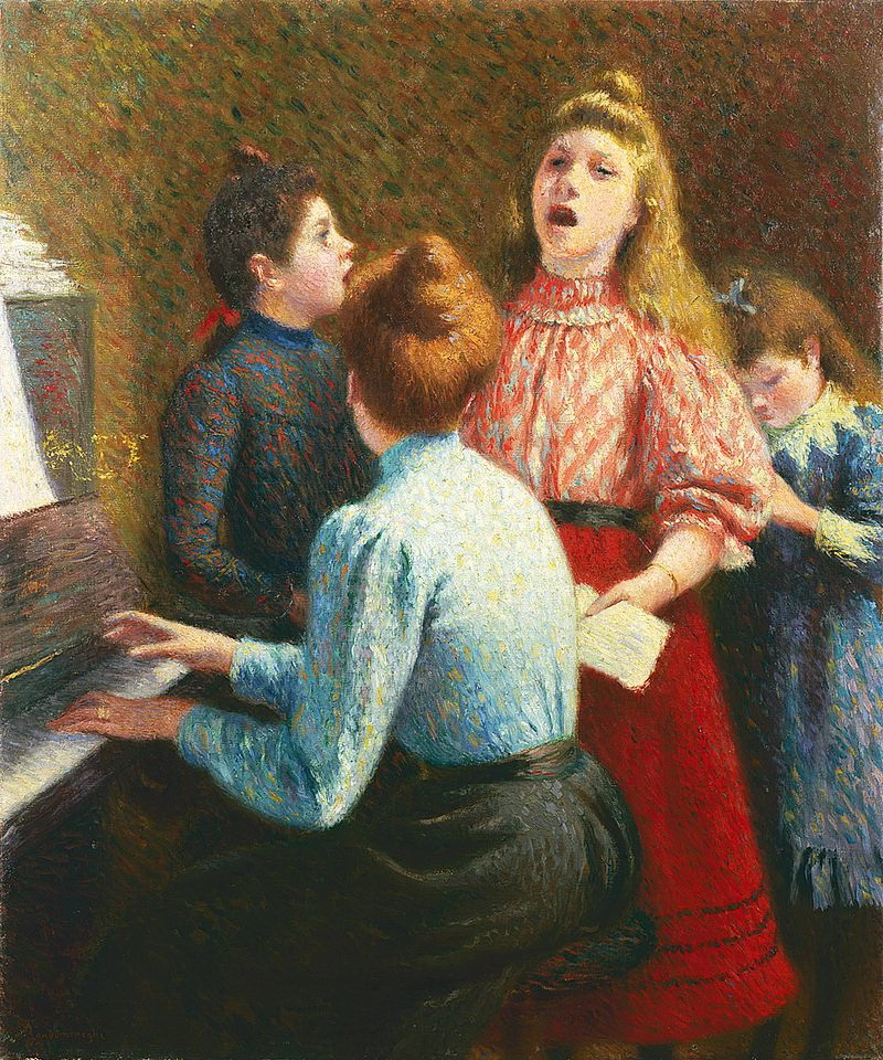 La lezione di canto - Collezione Intesa San Paolo, Gallerie d’Italia, Piazza Scala, Milano